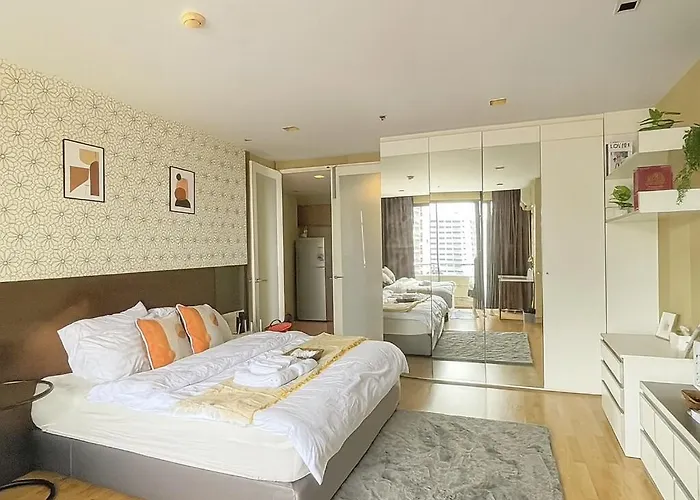 公寓 Modern 2 Bed Executive Unit - 5min To Nana Bts